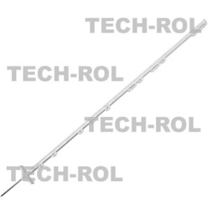 Słupek biały wysokość 125 cm z bolcem 140 cm z dwiema stopkami 20szt