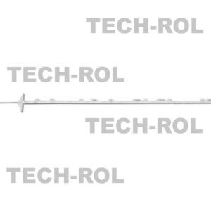Słupek biały wysokość 150 cm z bolcem 165 cm z dwiema stopkami 20szt