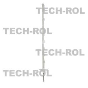 Słupek biały wysokość 90 cm z bolcem 105 cm z dwiema stopkami 10szt