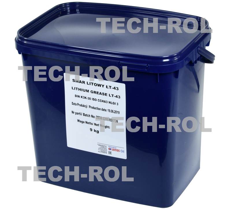Smar litowy ŁT-43 9kg sk. Lotos