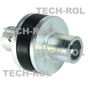 Sprzęgło uniwersalne metalowo-gumowe na wałek fi-25 mm Rozsiewacz