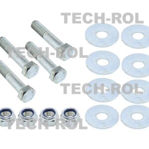 Śruba kompletna noża M16x80 - 4 sztuki 4 śruby + 8 podkładek + 4