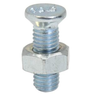 Śruba płużna 2-noski M10x30 z nakrętką klasa 10.9 średnica łba 20szt