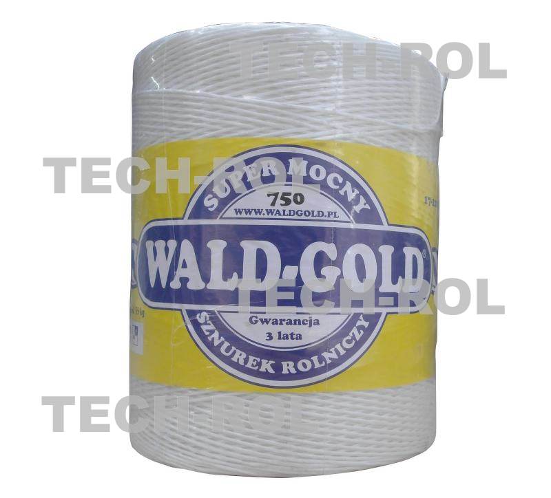 Sznurek rolniczy 3000 m 4 kg 1-sztuka 1kg=750metrow sk. Tex-1350 Wald-Gold