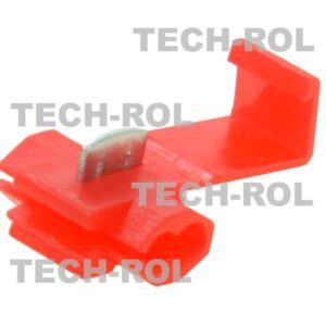 Szybkozłącze elektryczne czerwone przewód 0,25 - 1,65 mm2 1 - 100szt