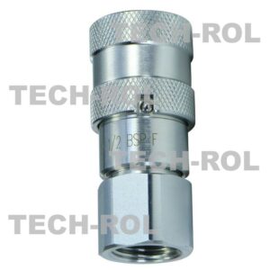 Szybkozłącze hydrauliczne suchoodcinające gniazdo z gwintem wewnętrznym