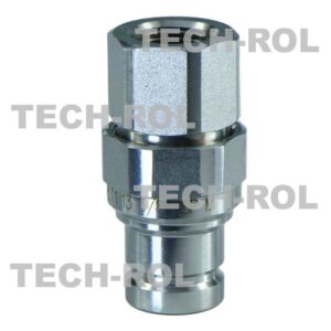 Szybkozłącze hydrauliczne suchoodcinające wtyczka z gwintem wewnętrznym