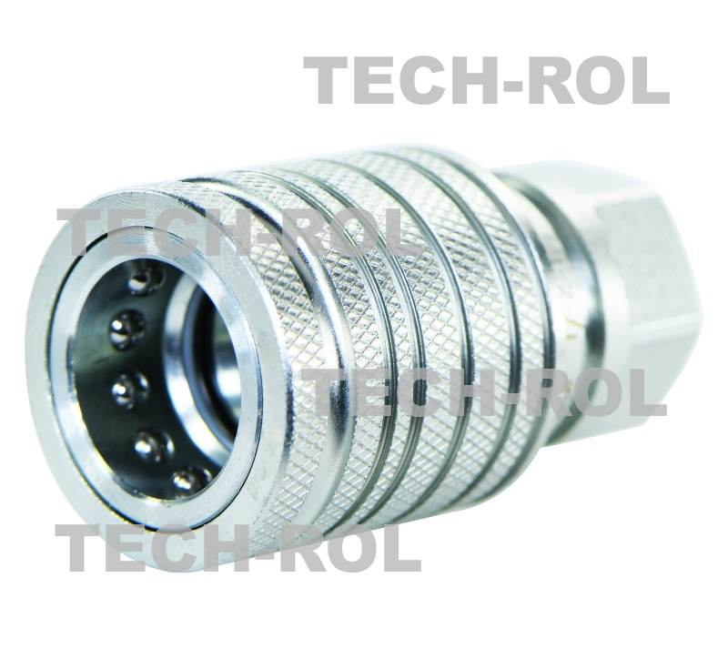 Szybkozłącze hydrauliczne gniazdo EURO z gwintem wewnętrznym 1/2 cala SZ