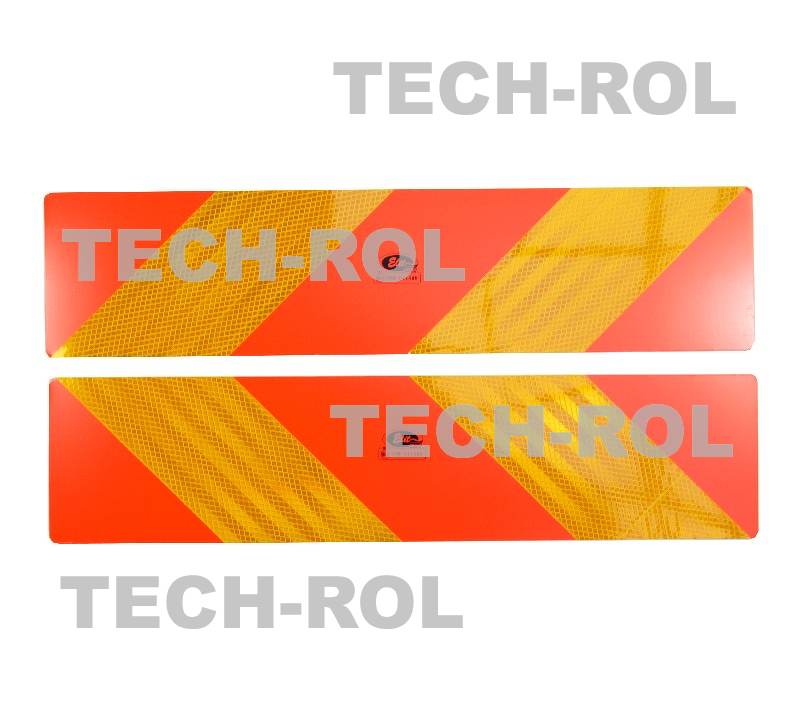 Tablica wyróżniająca odblaskowa 565mm/140mm komplet 2 sztuki 101-01W-89