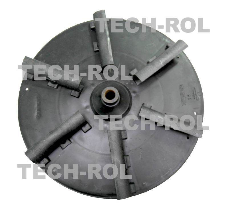 Talerz 6-łop. 50cm z piastą i turbiną Rozsiewacze zawieszane Zestaw nr.