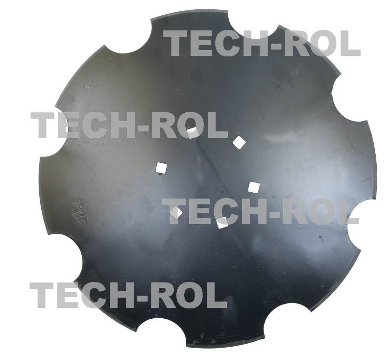 Talerz zębaty fi - 460 mm grubość - 3,2 mm 6 - otworów / rozstaw 120 mm