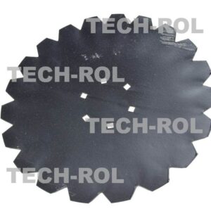 Talerz zębaty fi - 460 mm grubość - 4 mm 6 - otworów / rozstaw 120 mm