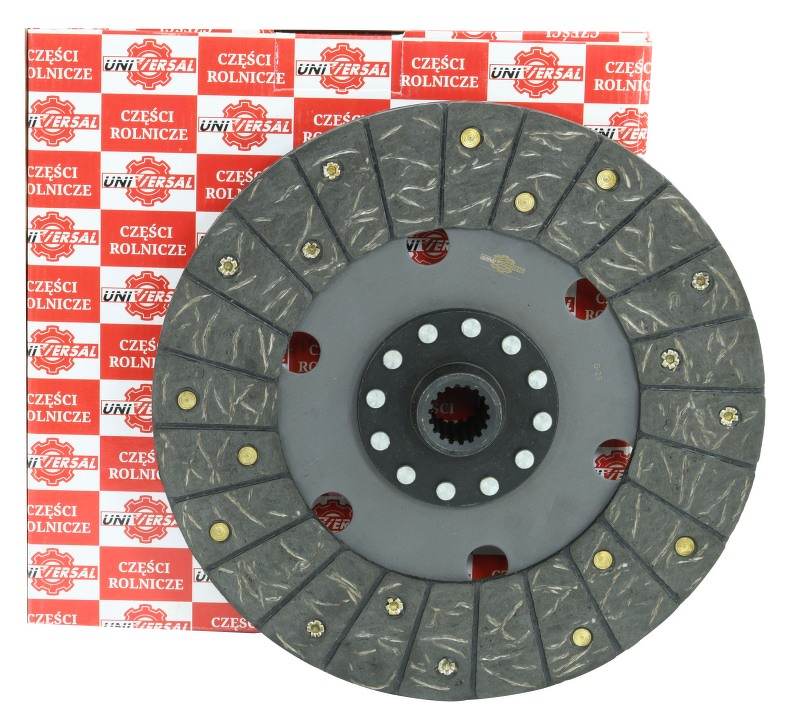 Tarcza sprzęgła 1-stopnia fi-280 mm 18 frezów okładzina pleciona pasuje