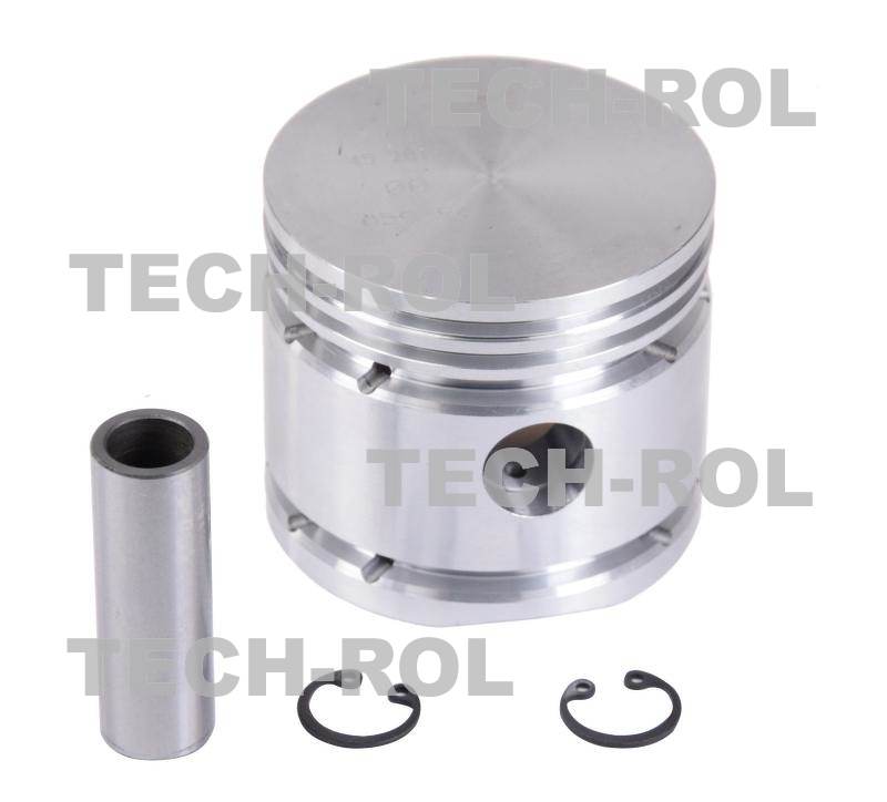 Tłok sprężarki 4 - pierścienie Q60 ze sworzniem i segerami pasuje do