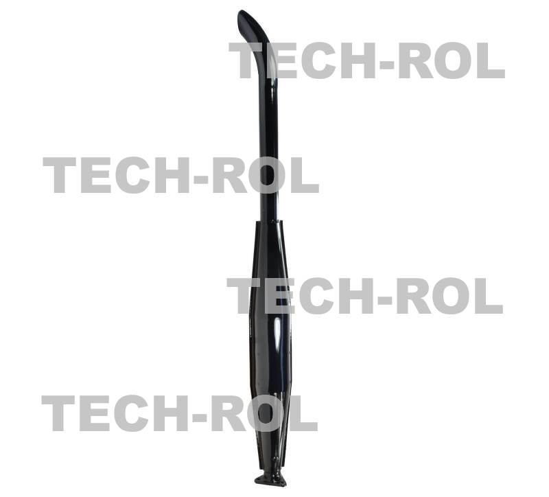 Tłumik beczka krzywy emalia z flanszą 3-śruby zetor 52011420 Margo