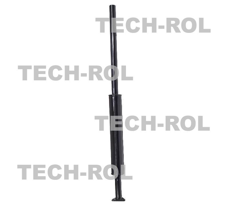 Tłumik okrągły długi emaliowany z flanszą 3-śruby zetor 69011423