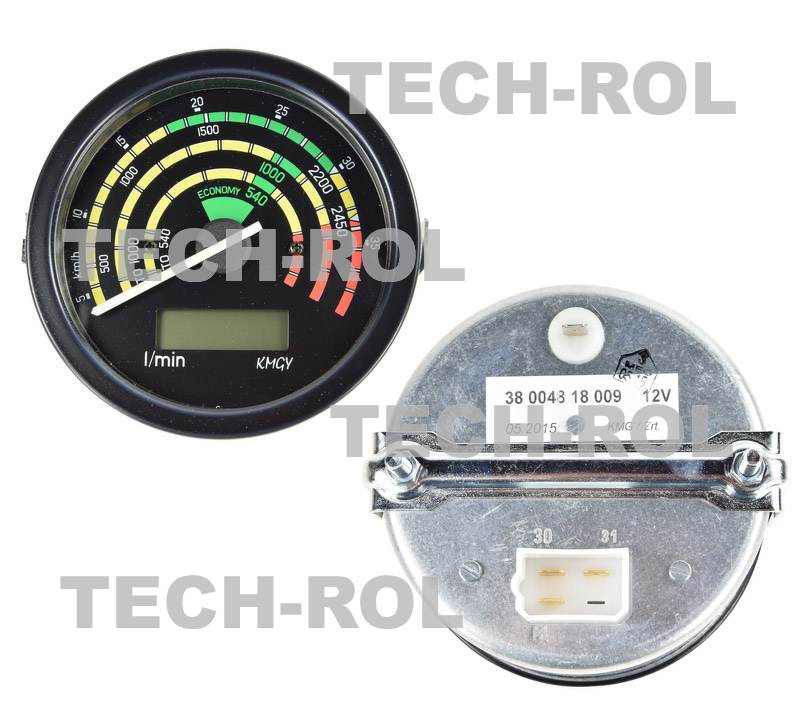 Traktometr licznik motogodzin 30 km/h 3-pin 12V do Ursus C-385 Zetor UR II