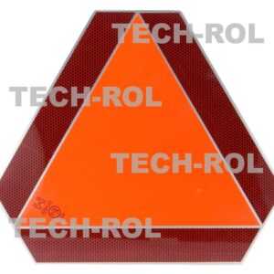 Trójkąt wyróżniający pojazd wolnobieżny metalowy wysokość 36 cm