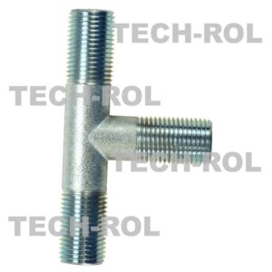 Trójnik hydrauliczny gwint metryczny 1,5x1,5x1,5 długi BBB16x16x16