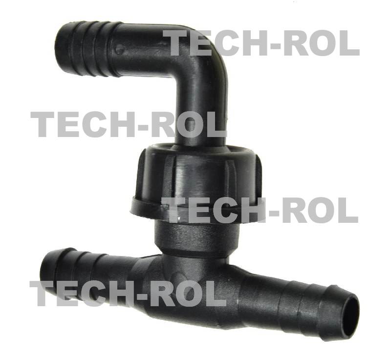 Trójnik plastikowy 3 x fi-12,5 mm rozłączny Opryskiwacz AP24TR12.5