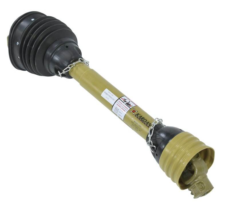 Wał przegubowo teleskopowy cytryna 500Nm 610-900mm krzyżak 27x75