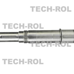 Wał przekładni z gwintem wpust 10 mm hartowany i szlifowany Rozrzutnik