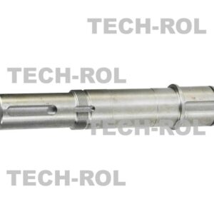 Wał przekładni z gwintem wpust 10 mm hartowany i szlifowany Rozrzutnik