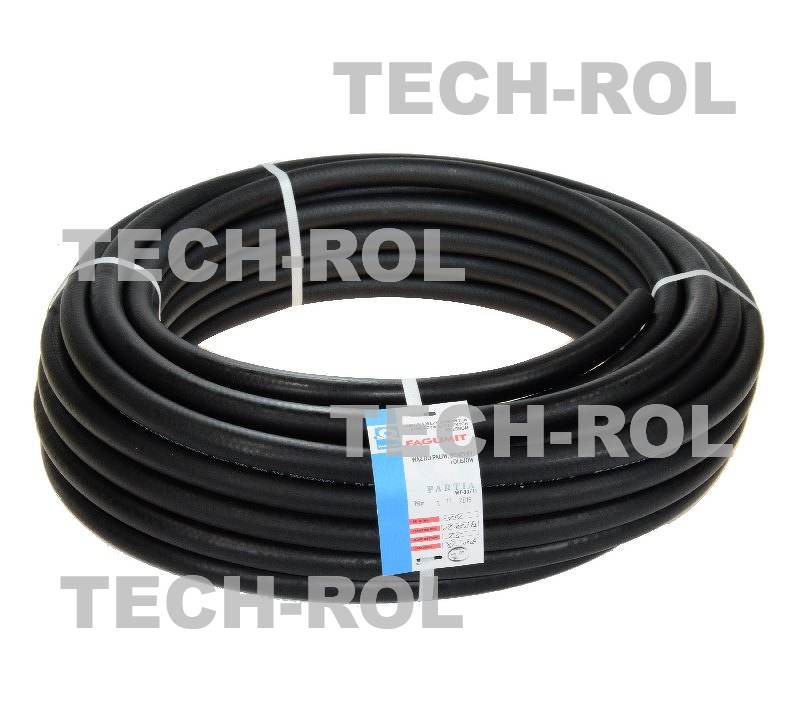 Wąż gumowy olejoodporny fi - 14 mm do benzyny i oleju napędowego 10 bar