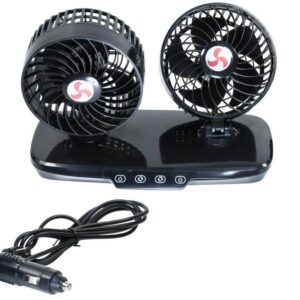 Wentylator obrotowy 24V średnica klosza 2 x 4,5 cala podwójny sterowanie