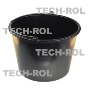 Wiadro plastikowe 12 litrów czarne Produkt krajowy