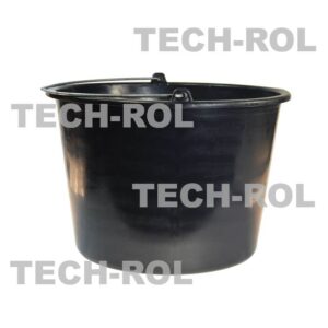 Wiadro plastikowe 16 litrów czarne Produkt krajowy