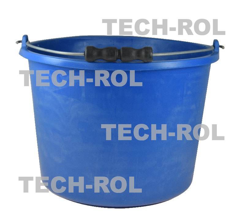 Wiadro plastikowe 16 litrów niebieskie z plastikową rączką Produkt