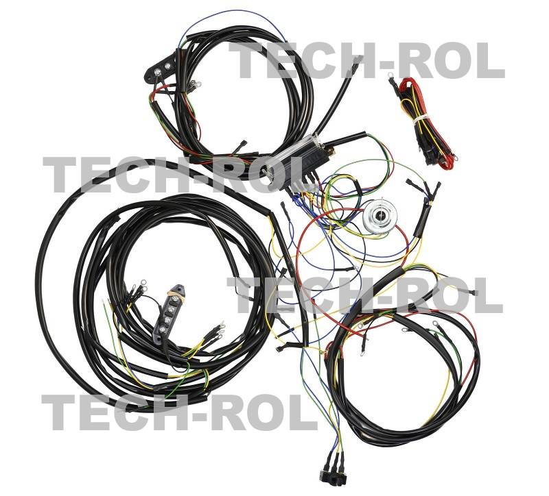 Wiązka elektryczna łączona wersja GOLD + alternator skrzynka MTA