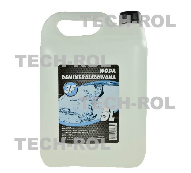 Woda demineralizowana 5l Produkt krajowy