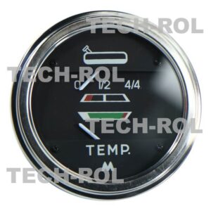 Wskaźnik dwufunkcyjny temperatura + paliwo Q-85 mm pasuje do MF Landini