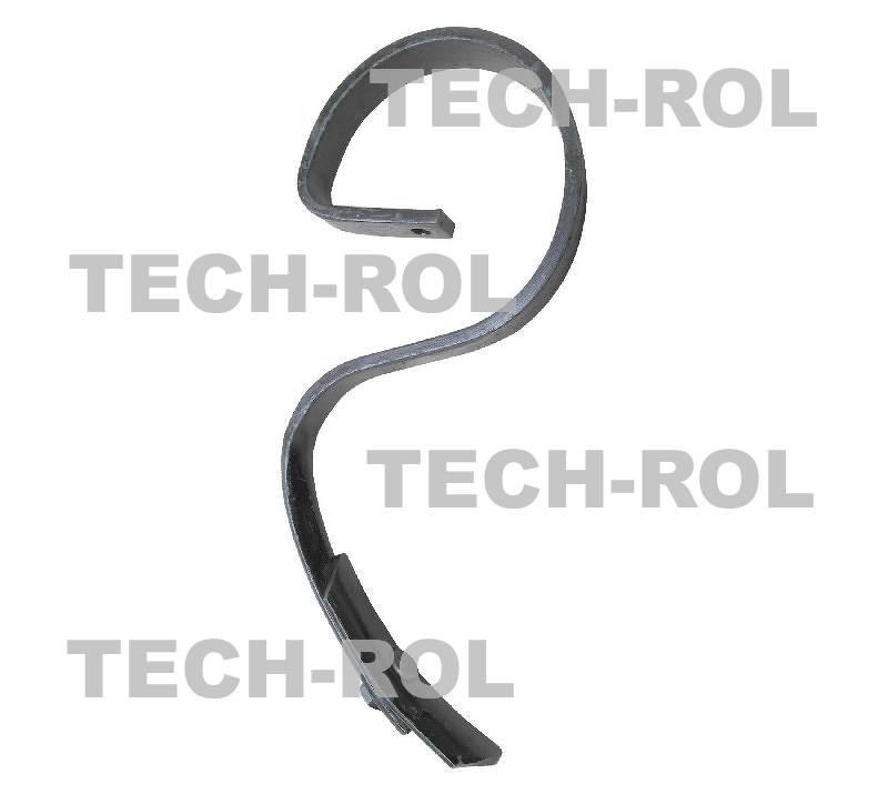 Ząb sprężynowy typ S3 tylny-podgięty z redliczką Agregat