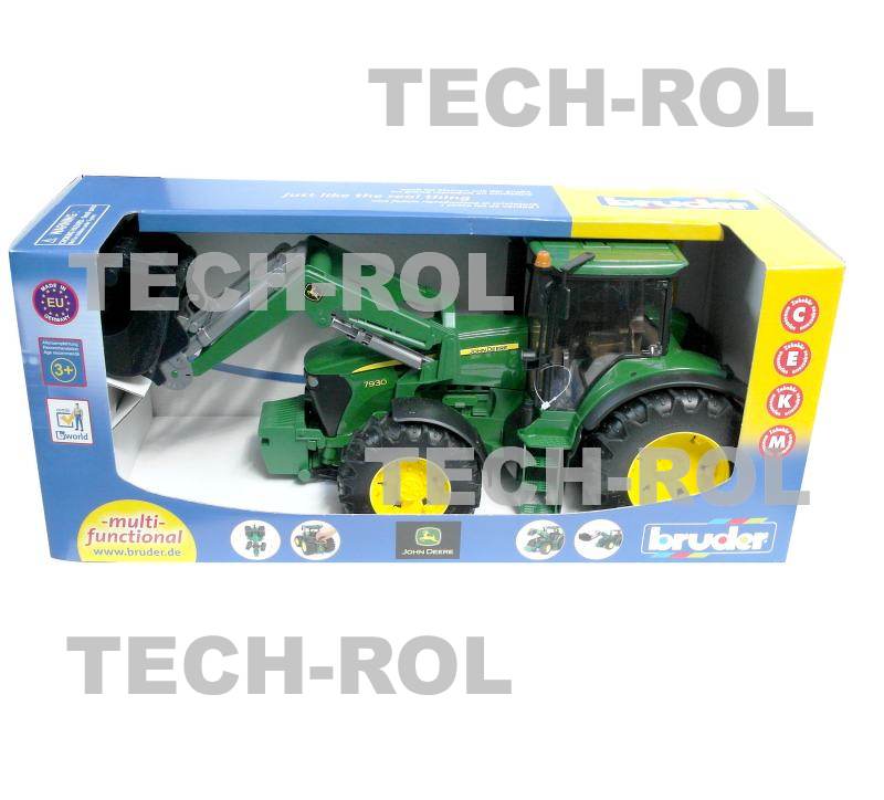Zabawka ciągnik John Deere 7R z ładowaczem 03051 Bruder