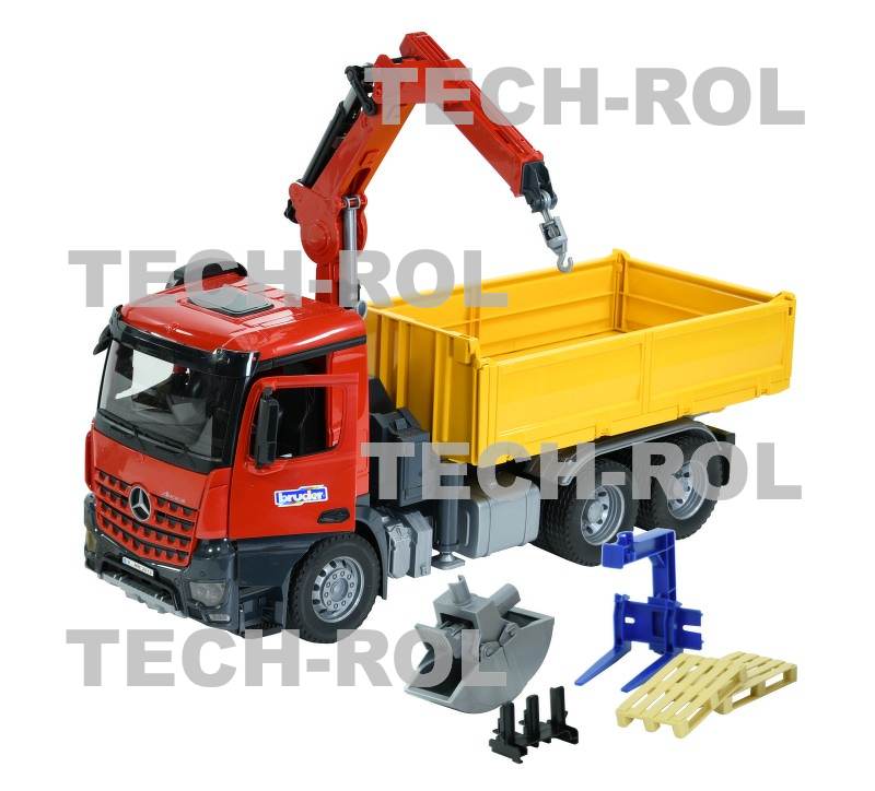 Zabawka ciężarówka Mercedes Mb Arocs 03621 Bruder