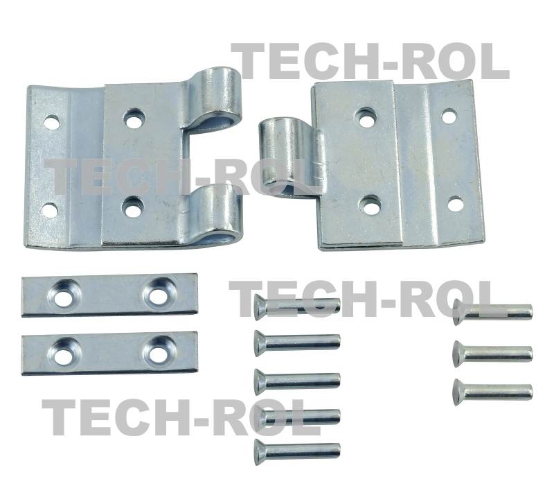 Zamki do przenośnika wynoszącego na 4 otwory w komplecie z nitami kombajn