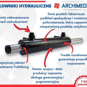 Cylinder Hydrauliczny Siłownik Dwustronny Cj2f-18-80/45/630 Dgzl+U