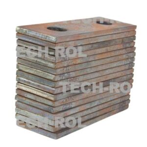 Bijaki głowicy 6x50x150 dwa otwory fi-20 mm w zestawie 16 sztuk twardość