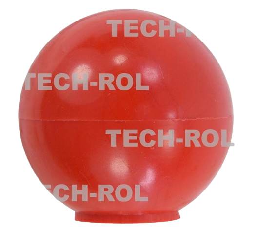 Gałka na dźwignię zielona okrągła fi-32 mm gwint metryczny M10 sk.