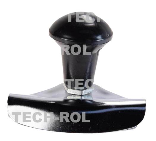 Gałka na kierownicę uniwersalna czarna montaż 1 - śruba GKR001 Produkt