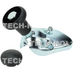 Gałka na kierownicę uniwersalna czarna montaż 2 - śruby GST-1 APARTS