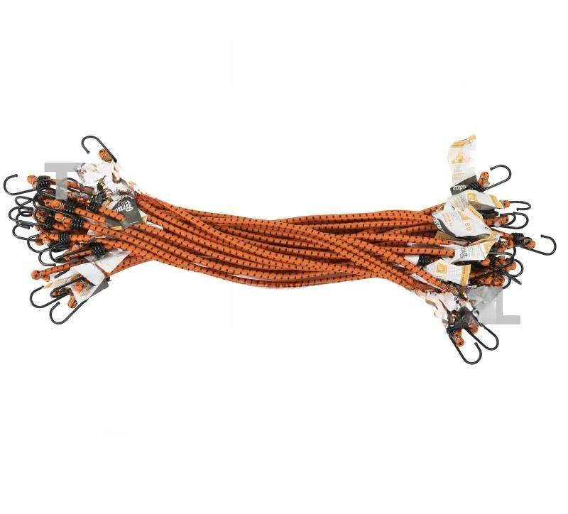 Guma elastyczna z hakami metalowymi długość 60 cm opakowanie 25 sztuk