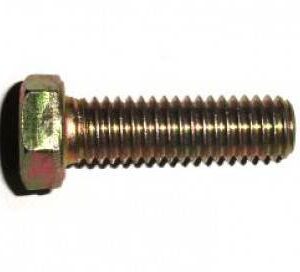 Śruba Z Łbem 6-Kątnym Pełny Gwint 3/8" X 1 1/4" Unc Din933 Ocynk