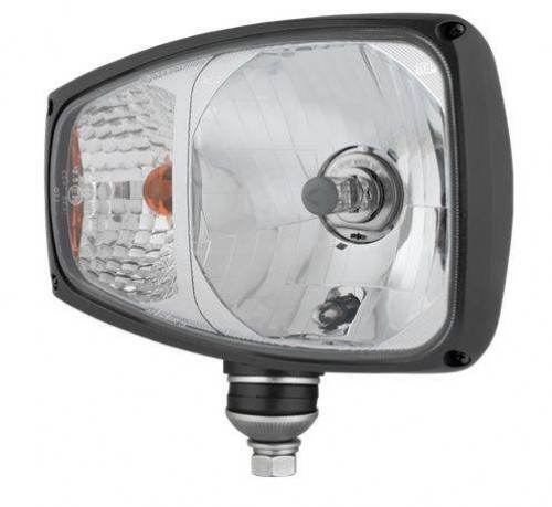 Reflektor H4 4f P 225x150+Obudowa Złącze Dt04-6p Żarówki 12v