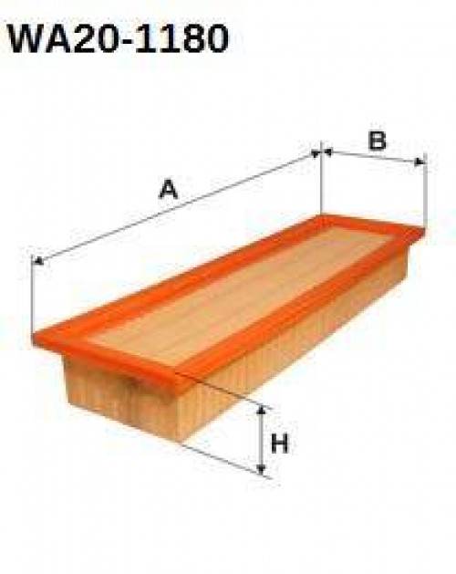 Wkład filtra powietrza wa20-1180 sędziszów