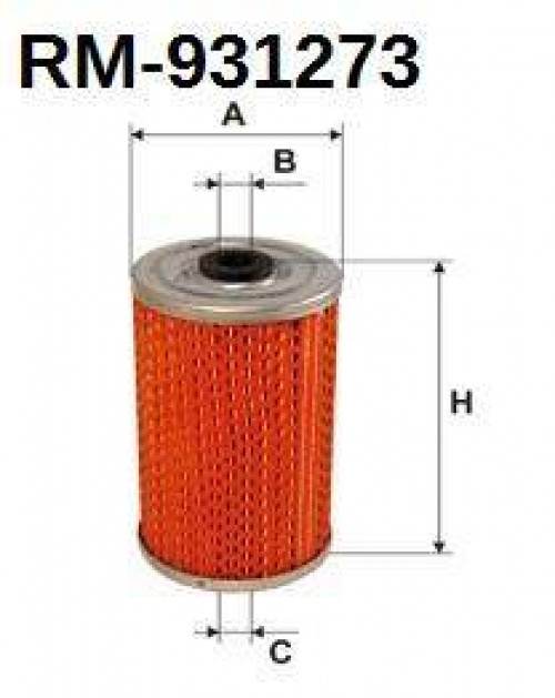 Wkład filtra paliwa 3321-7341 mały oryginał zetor