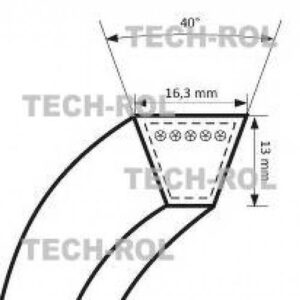 Pasek klinowy Harvest Belts SPB/H-2650 SPB/H-2650 Stomil Sanok hb